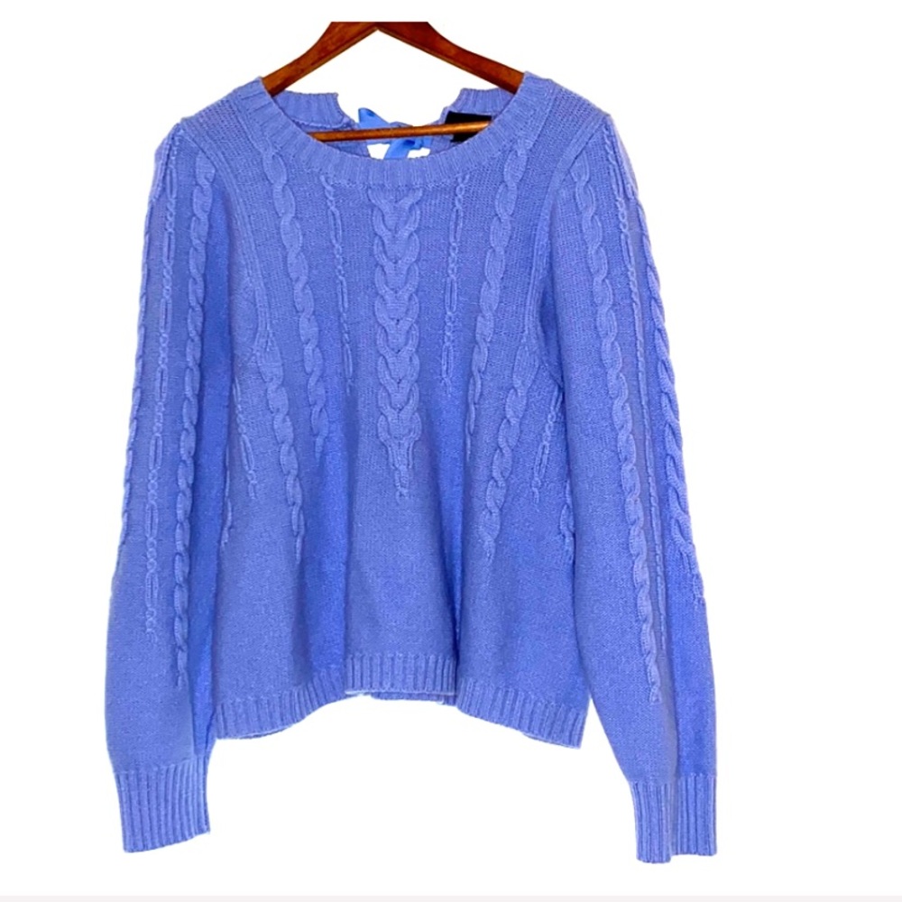 J.Crew Italian Cashmere cable Sweater Size XL
